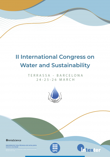Cover for 2nd International Congress on Water and Sustainability (ICWS2021 - Terrassa, Barcelona)