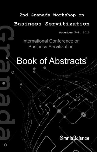 Cover for 2nd International Conference on Business Servitization (ICBS 2013 - Granada)